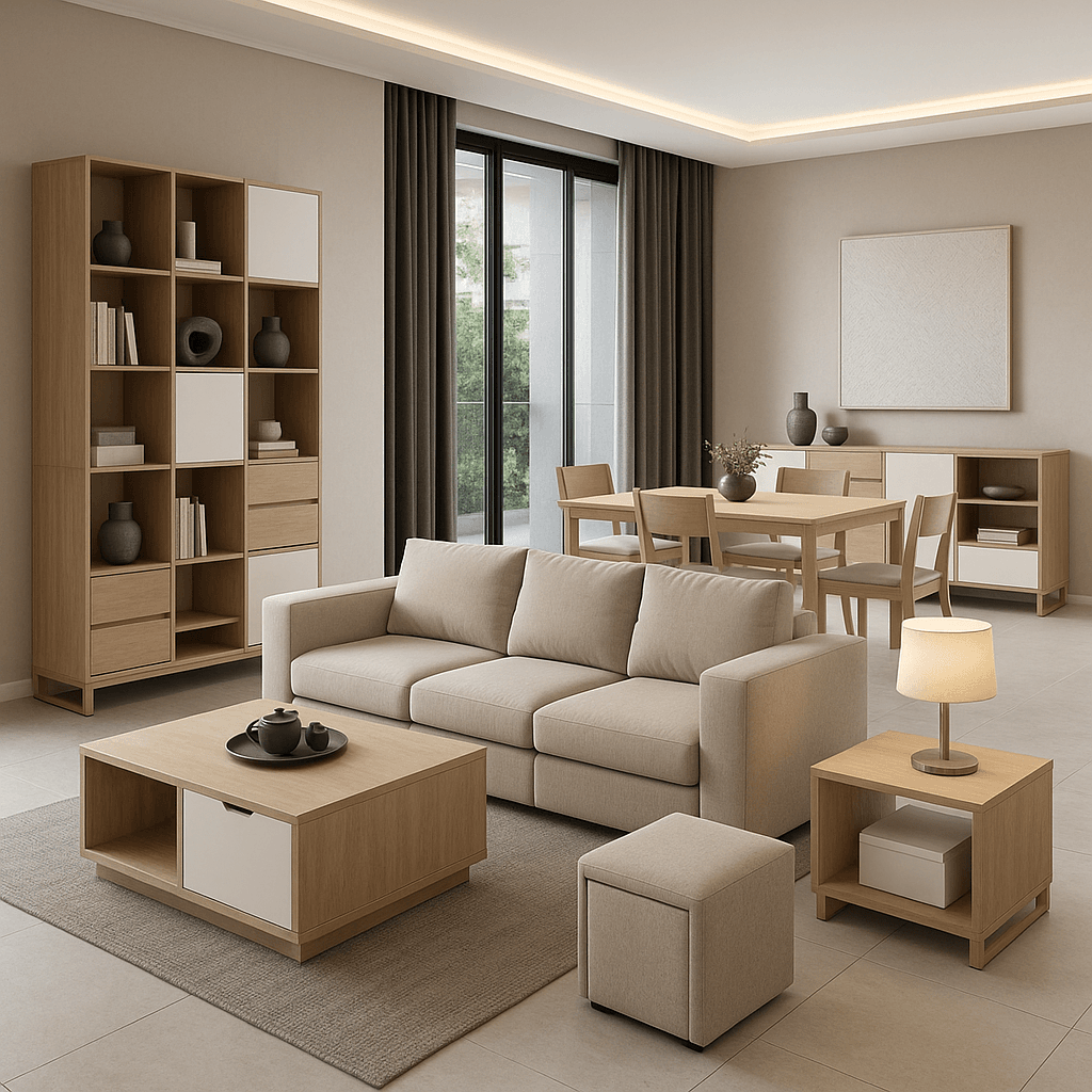 Flexibilidad para espacios pequeños: mobiliario modular